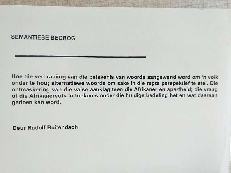Semantiese bedrog (Rudolf Buitendach)
