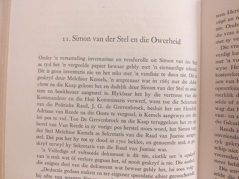 Simon van der Stel en sy kinders (AJ Boeseken) *** LEESKOPIE ***