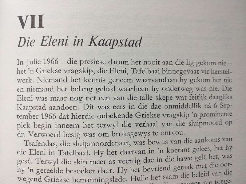 Die sluipmoord op Dr Verwoerd (BM Schoeman)