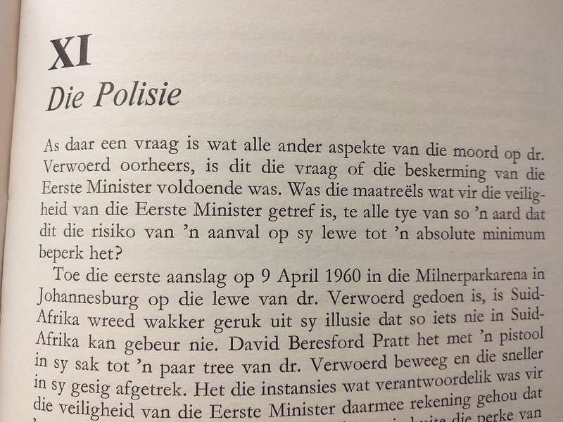 Die sluipmoord op Dr Verwoerd (BM Schoeman)