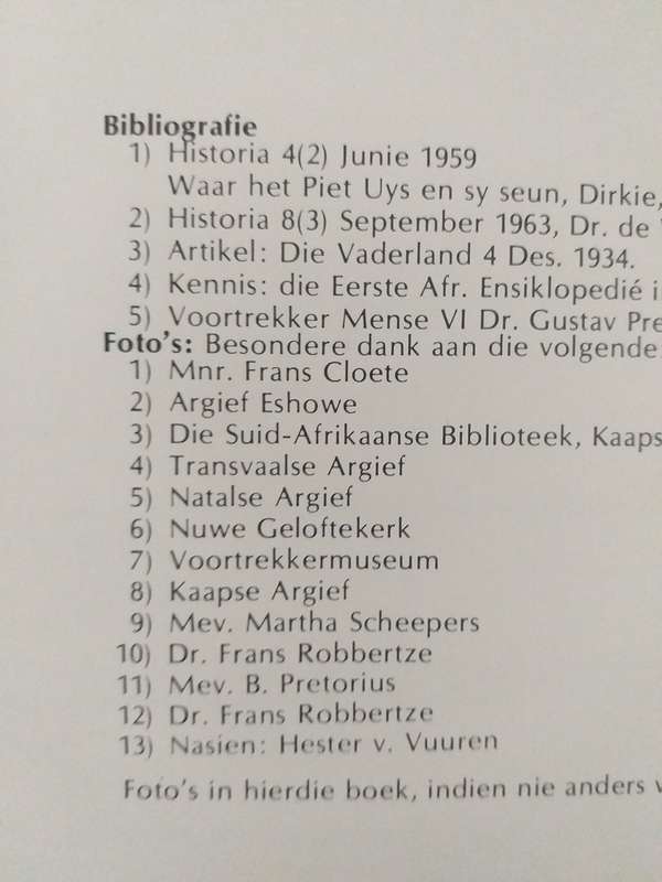 Die Sterfplek van Dirkie Uys (FP du P Robbertze) GETEKEN OUTEUR EERSTE UITGAWE