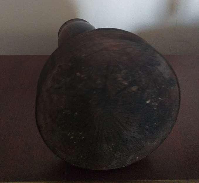 Antique Stinkwood Candle holder 2 of 2