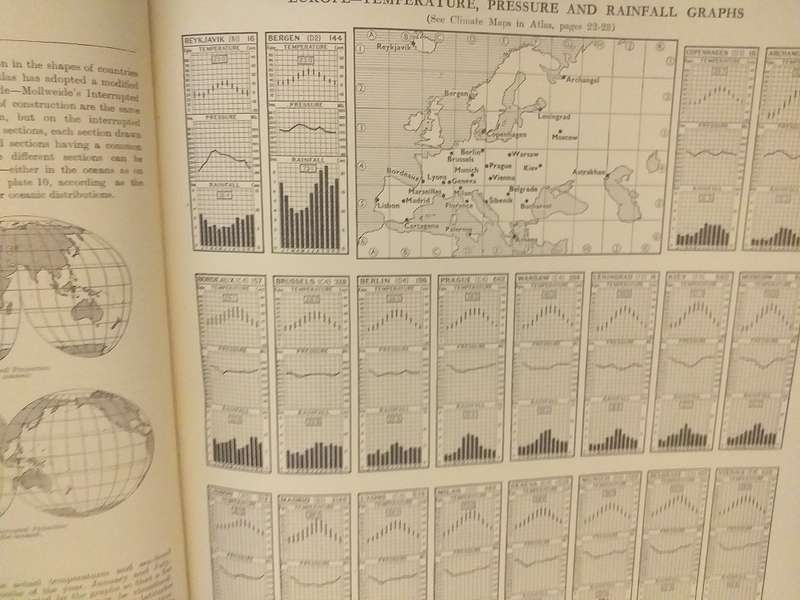 The Library Atlas (Goodall & Darby) LARGE BOOK 1947