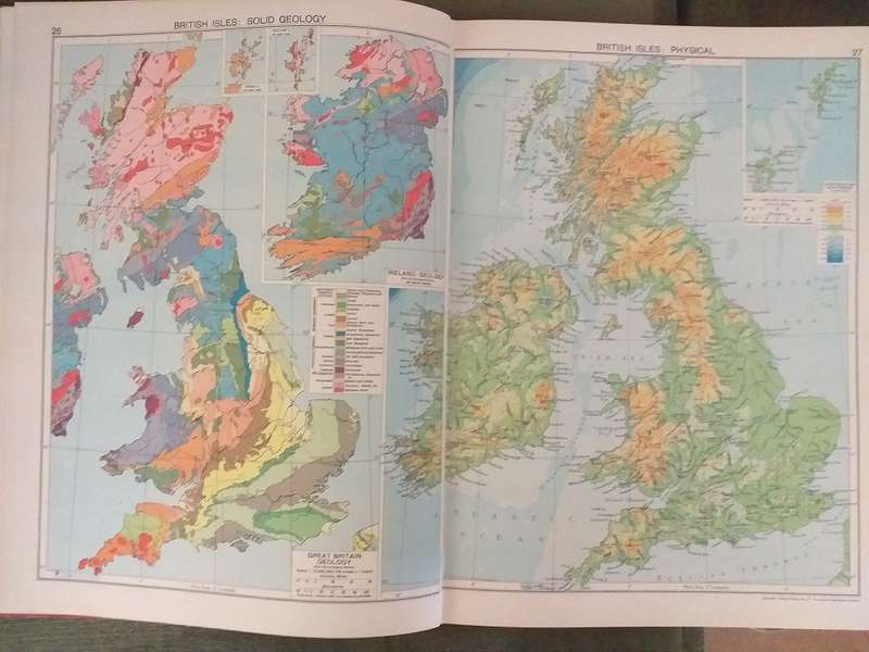 The Library Atlas (Goodall & Darby) LARGE BOOK 1947