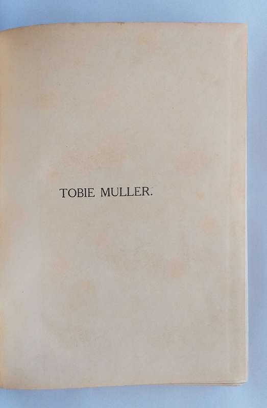 Tobie Muller 'n Inspirasie vir jong Suid Afrika (1925)