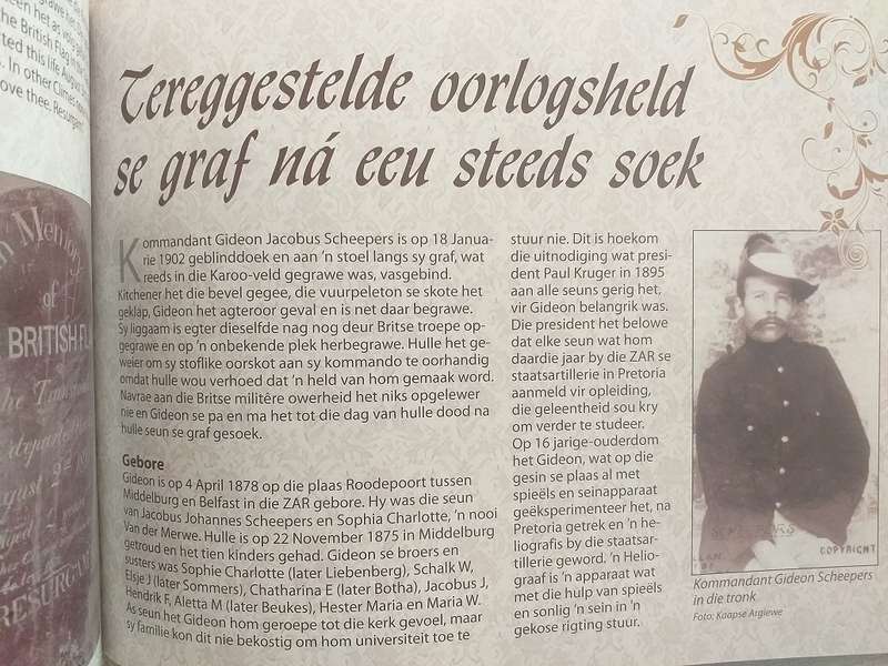 Toeka se dae: Die karakters (Angie Kleijn) (ZAR artikels uit Bronberger)