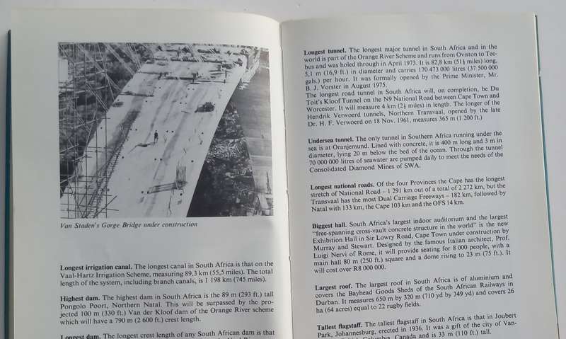 TOTAL's book of Southern African Records (Eric Rosenthal) 1975