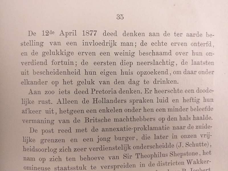 Transvaalsche herinneringen 1876-1896 (Dr EJP Jorissen) GETEKEN ALBERT KUIT