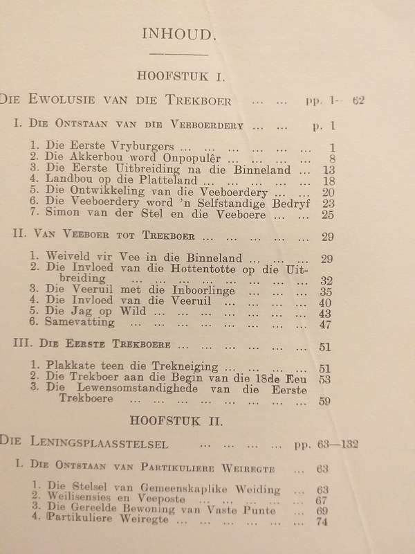 Die Trekboer in die geskiedenis van die Kaapkolonie (Dr PJ van der Merwe) Ons geskiedenis serie