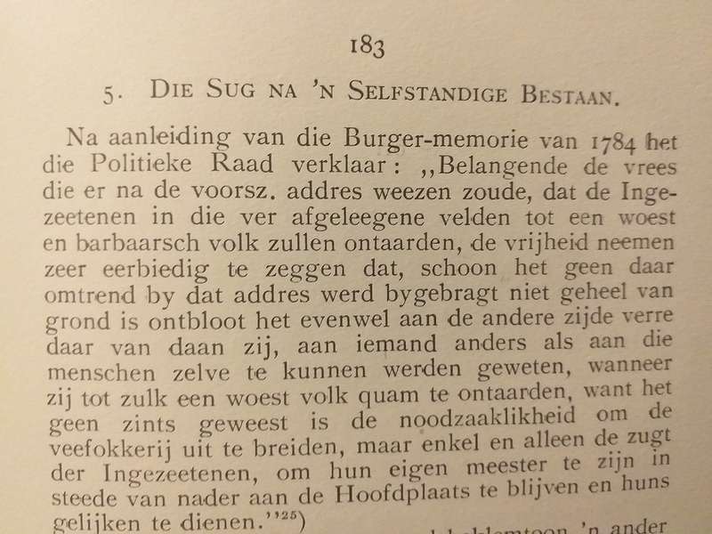 Die Trekboer in die geskiedenis van die Kaapkolonie (Dr PJ van der Merwe) Ons geskiedenis serie
