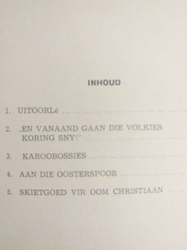 Uitoorle (JW Brink) Anglo Boereoorlog storieboek