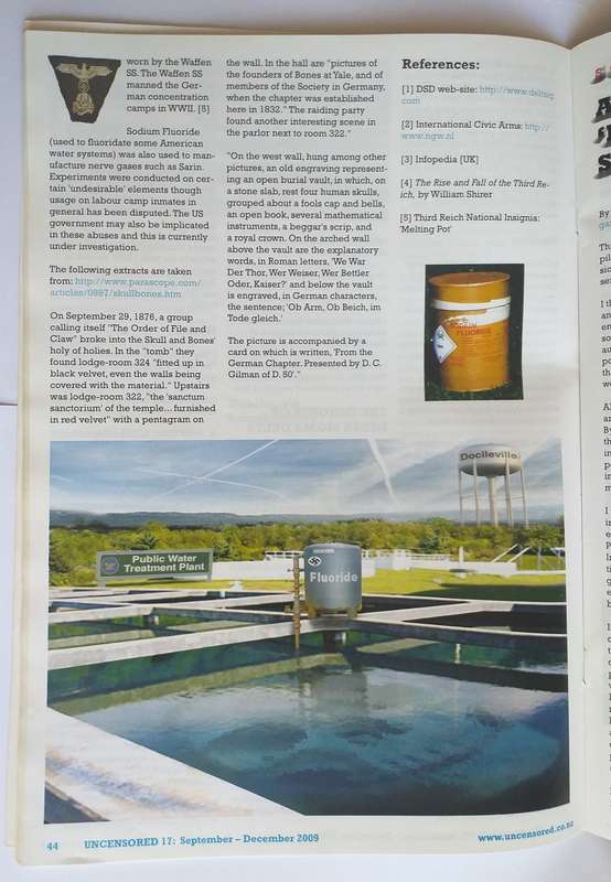 Uncensored Magazine dated Sept-Dec 2009 Is the government planning to force you to have a vaccine?