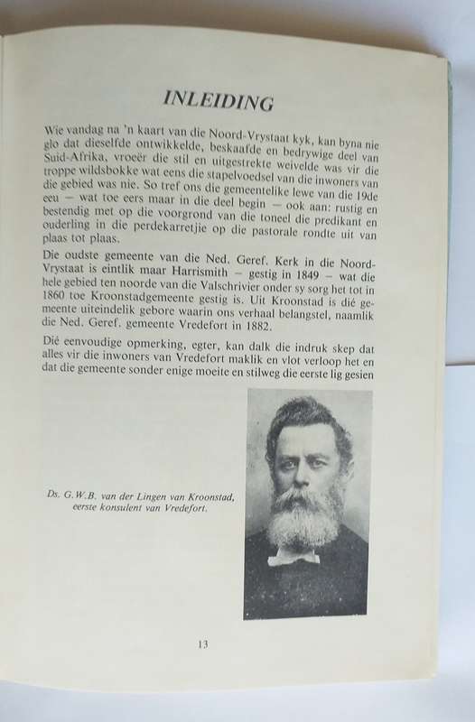 Vesting vir Vrede NG Gemeente Vredefort 1882-1982 (Dr IL Ferreira)