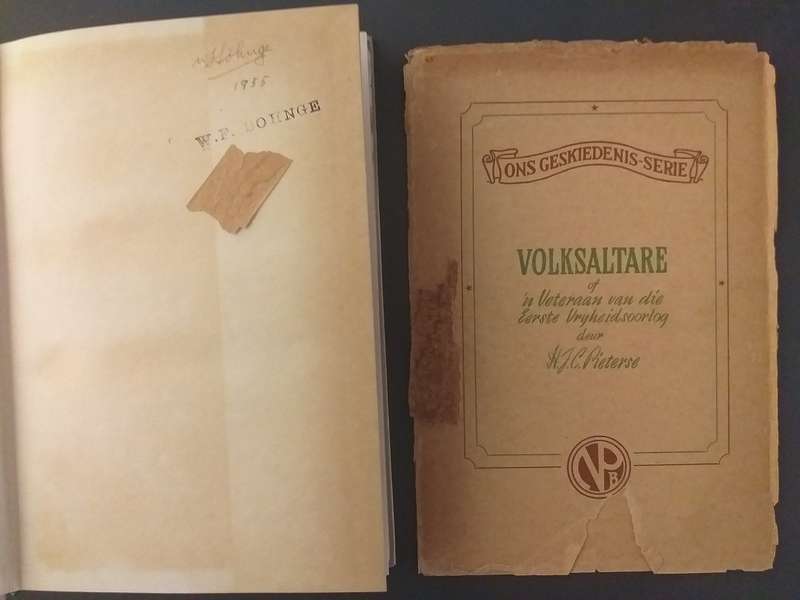 Volksaltare of 'n Veteraan van die Eerste Vryheidsoorlog (HJC Pieterse) Ons Geskiedenis Serie