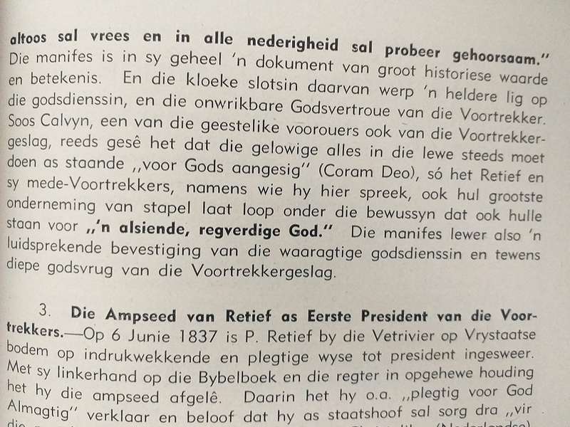 Voortrekkermonument Soewenier 1949 boek