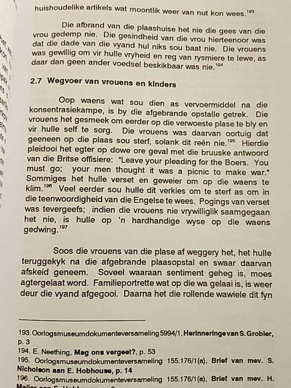 Konsentrasiekamp Gedenkreeks nr 4 Vroueleed (Prof AWG Raath)