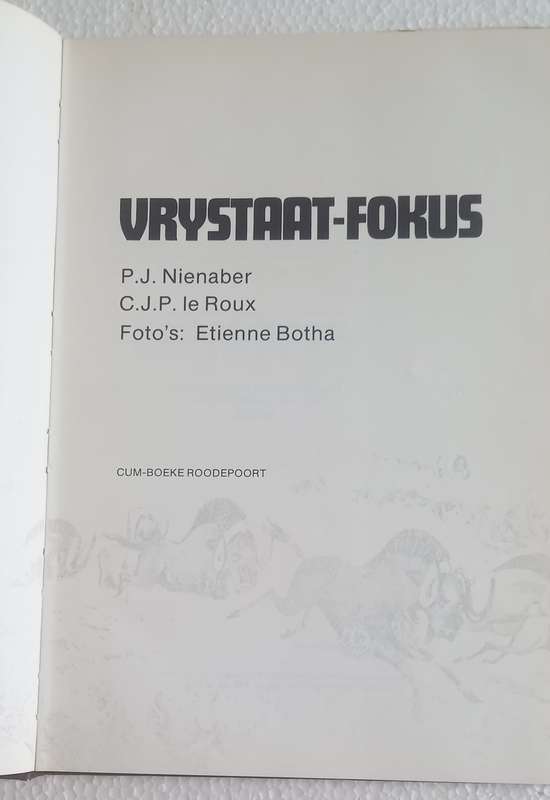Vrystaat fokus (PJ Nienaber en CJP le Roux)