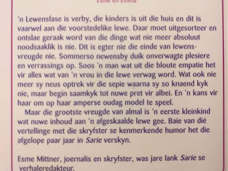 Waar is die klapsoen heen ? (Esme Mittner)