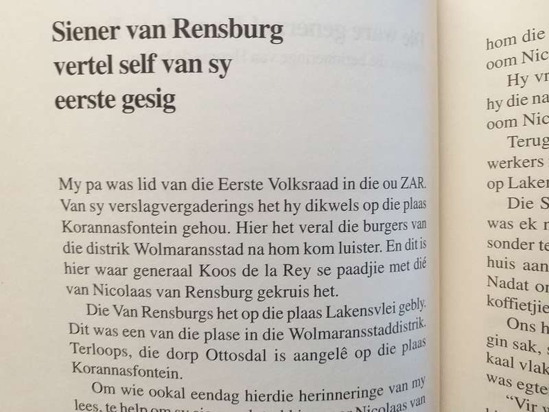 Die ware Generraal Koos de la Rey (Hennie de la Rey)