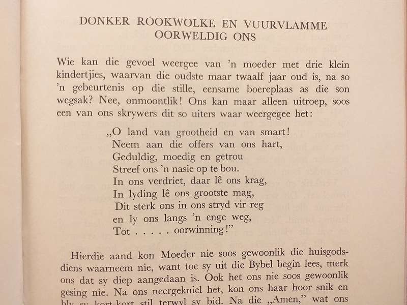 Wat van ons ? Oom Flippie (Anglo Boereoorlog)