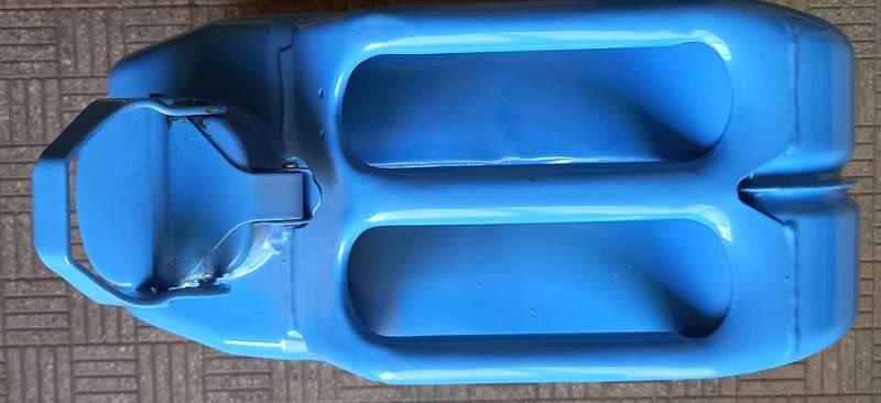 20 L Blue metal water jerry can as used by NATO forces (Pro  Quip)