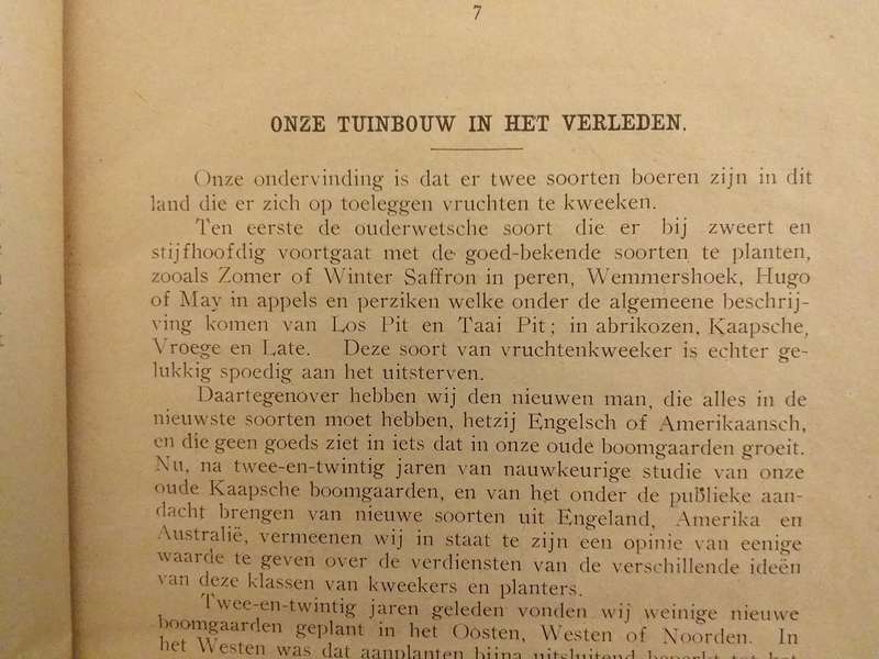 Wenken over vruchten kweken (Pickstone) 1915