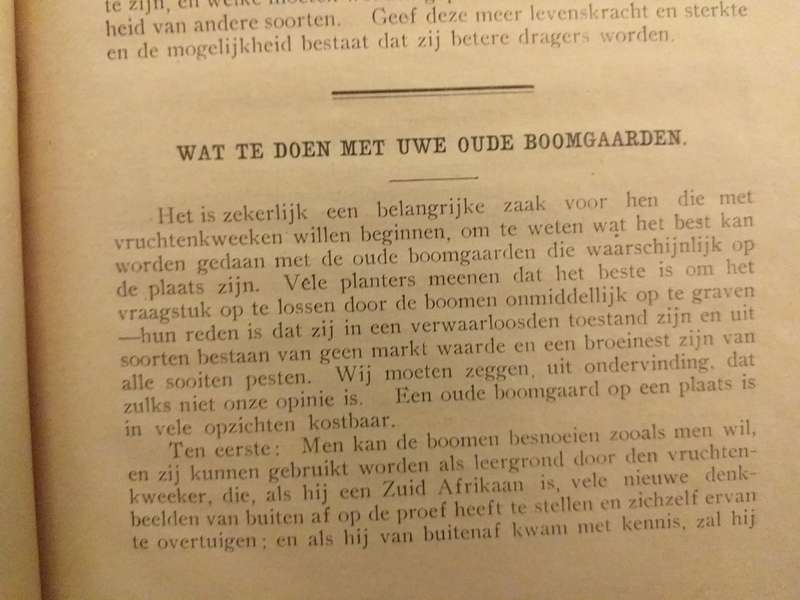 Wenken over vruchten kweken (Pickstone) 1915
