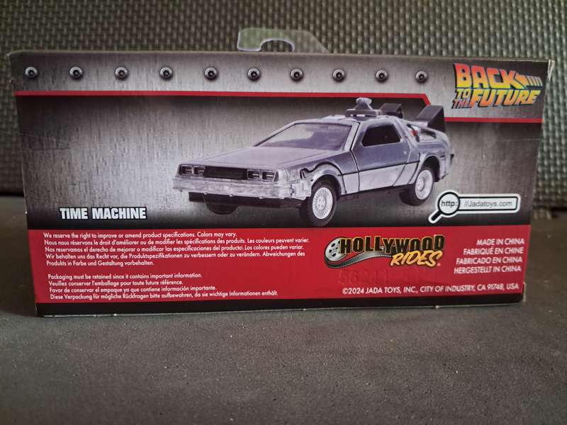 Jada Back to the future time machine