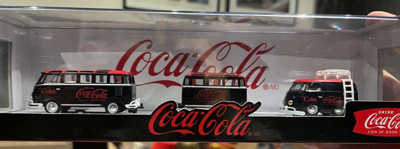 M2 machines Volkswagen Coca Cola set