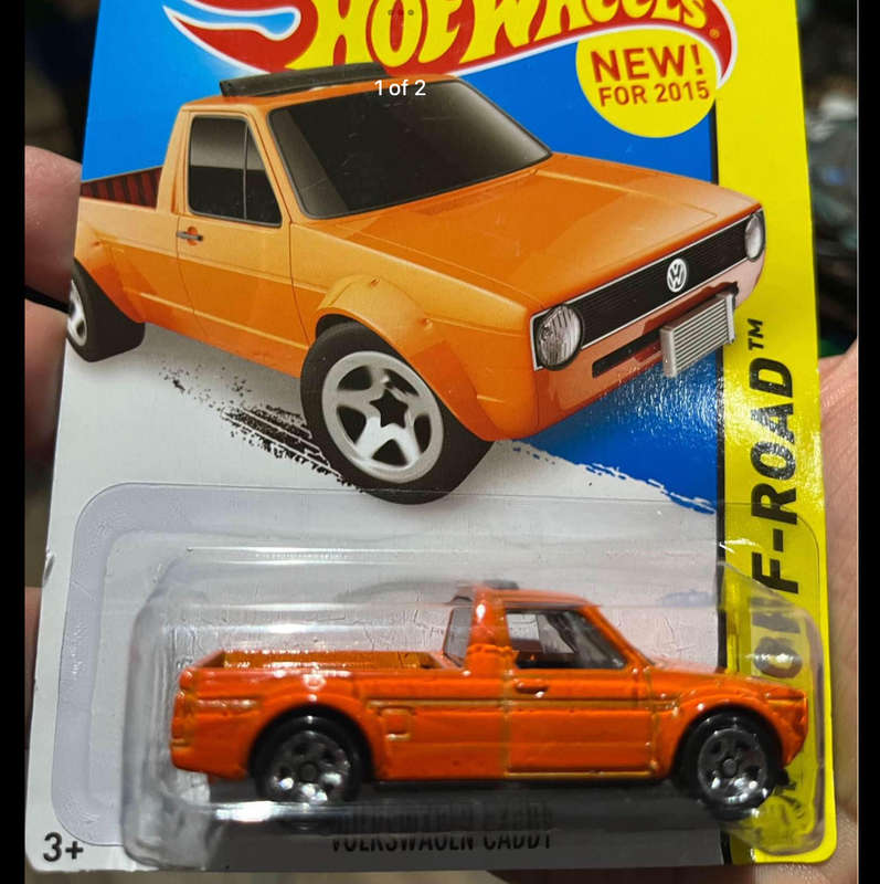 Hot wheels Volkswagen caddy long card import
