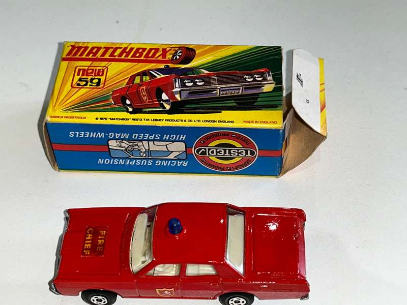 Matchbox superfast 59 mercury fire chief
