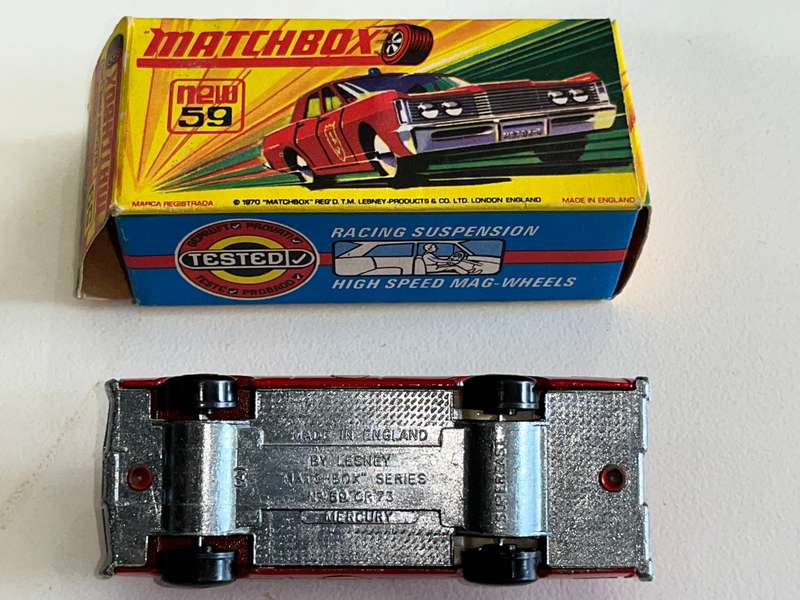 Matchbox superfast 59 mercury fire chief