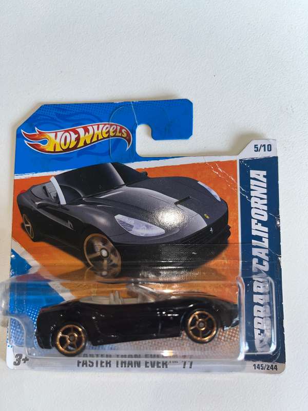 Hot wheels Ferrari California. Black