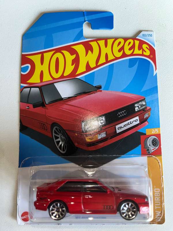 Hot wheels long card import 2025 Audi turbo