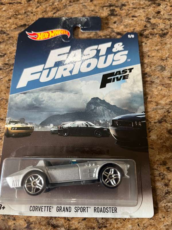 Hot wheels Fast and Furious Corvette.  Hot 5