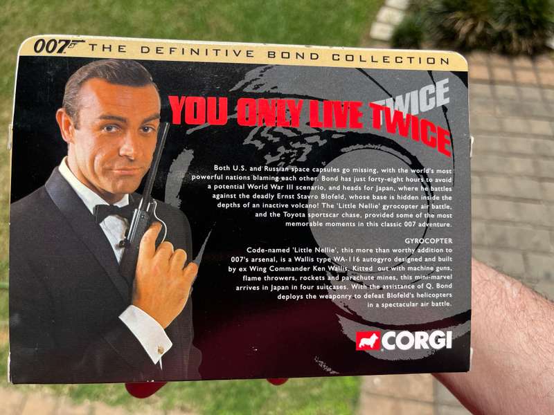 Corgi Definitive James Bond series You only live twice Toyota GT