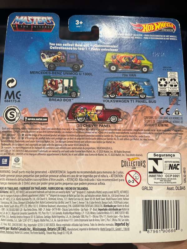 Hot wheels Volkswagen kombi T1 masters of the universe