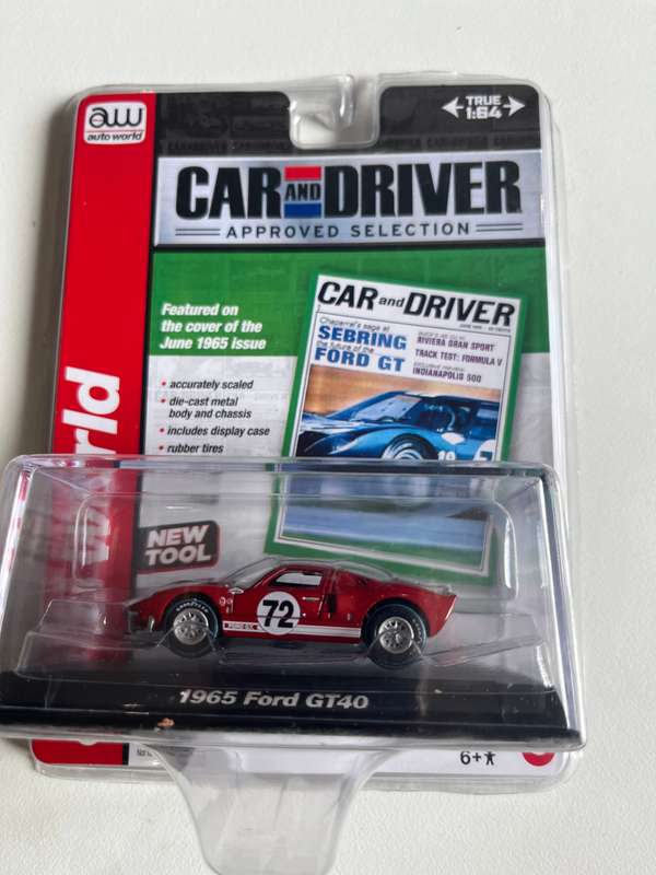 Auto world 1/64 scale Ford GR 40