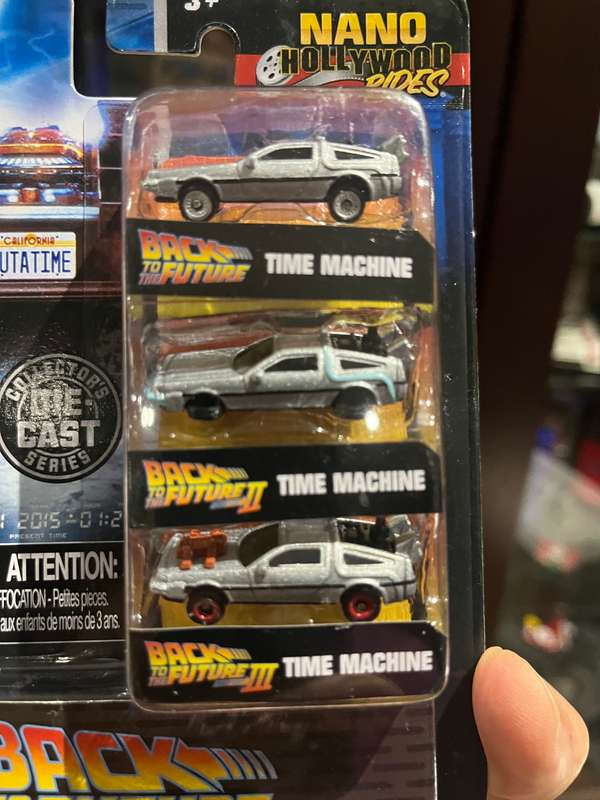 Jada Back to the Future 3 car set 1/78 s