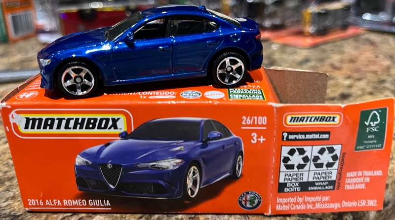 Matchbox Alfa Romeo boxed.  Import