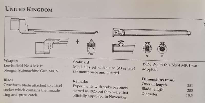 NO4 MK1 CRUCIFORM SPIKE BAYONET