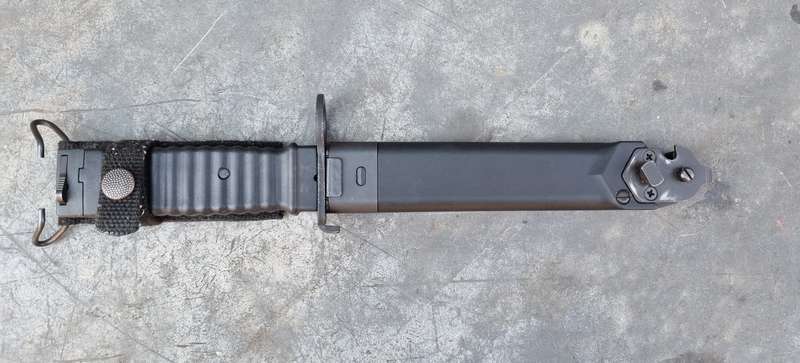 H&K G36 BAYONET IMPORTED BY ARMSCOR FOR TRIALS ON THE R4 RIFLE , UNSUCCESSFUL