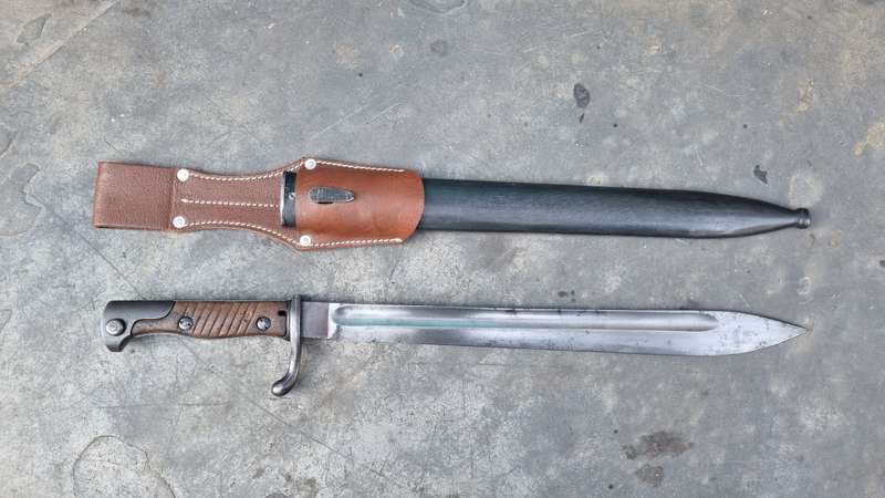 GERMAN S98/05 WW1 BUTCHER BAYONET
