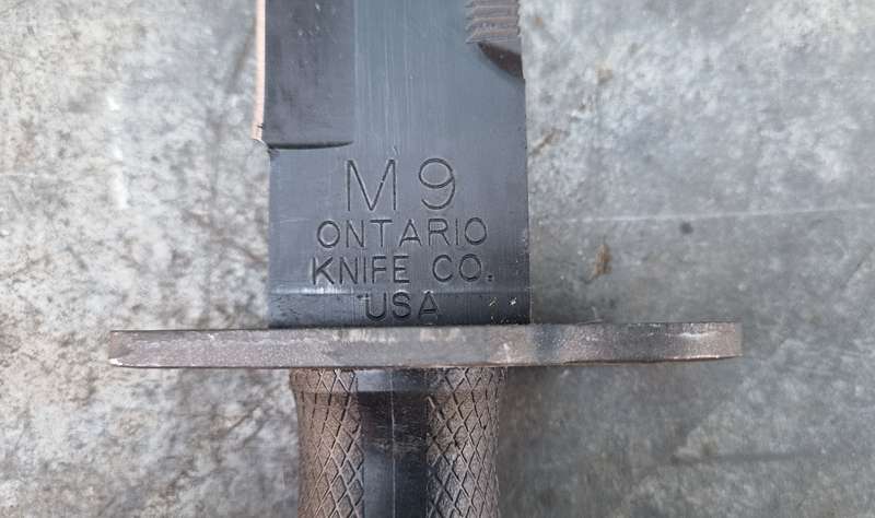 US M9 BAYONET FOR M16 ASSUALT RIFLE