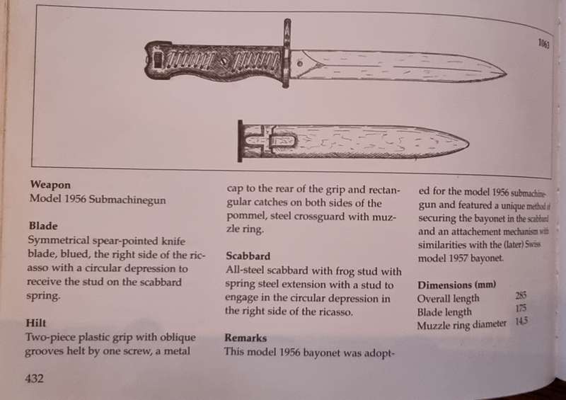 YUGOSLAVIAN M1956 BAYONET