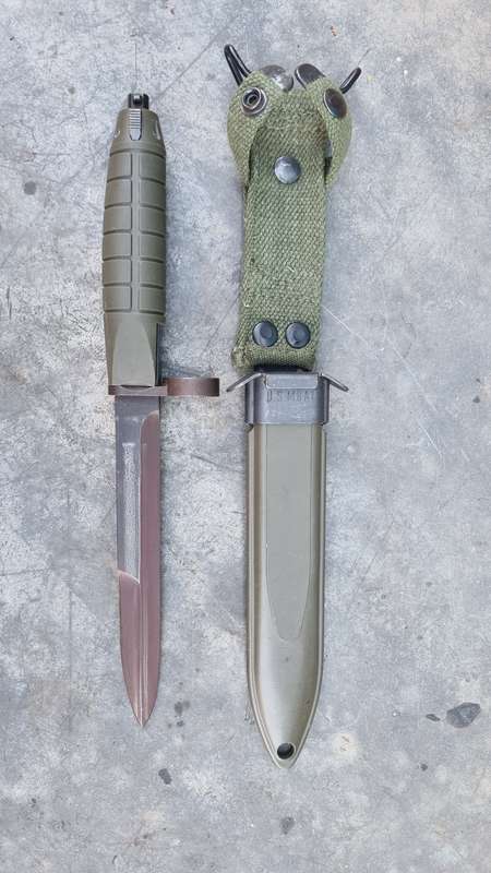 NORWEGIAN G3 BAYONET (us m8a1 scabbard conversion)