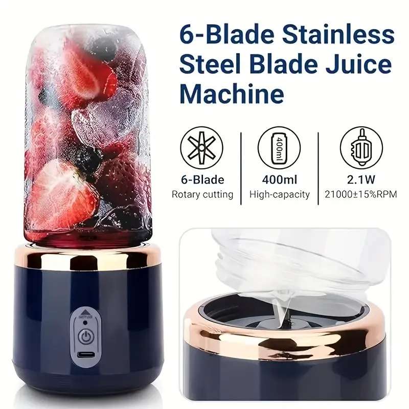 Portable Blender Set with Dual Cups