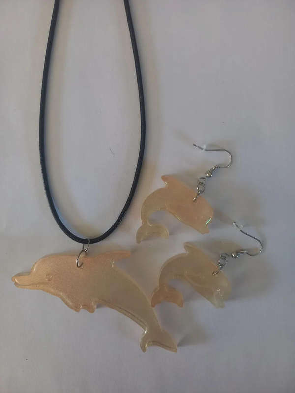 Dolphin jewelery set
