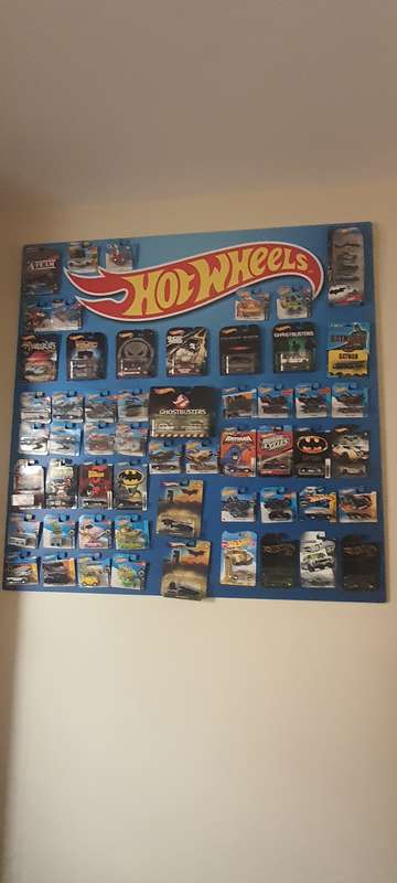 Hotwheels custom made display stand.