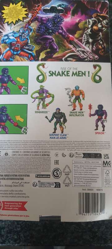 Masters of the universe Classics Snake men Spikor